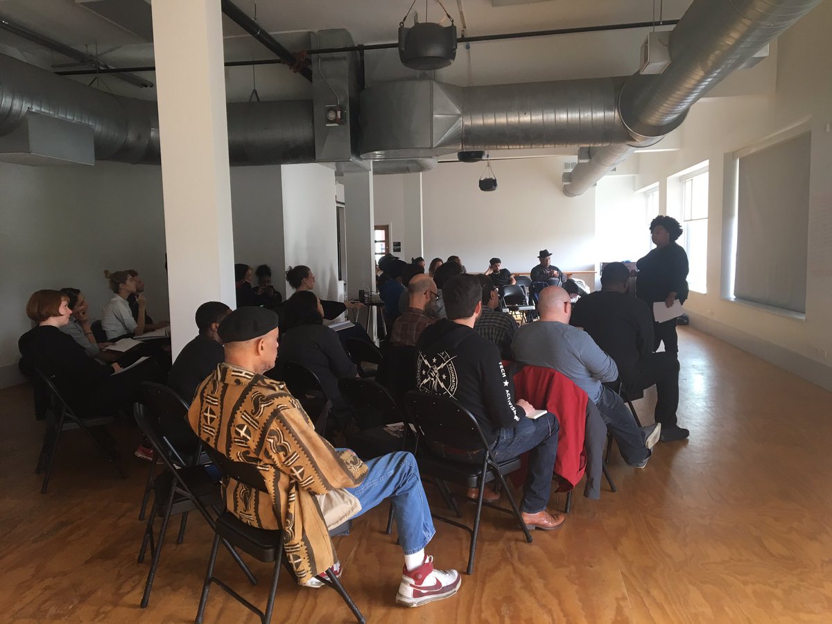Talking about next steps in #justiceforlaquan after the Van Dyke verdict <a href="/BLMChi/">BLMChicago</a>