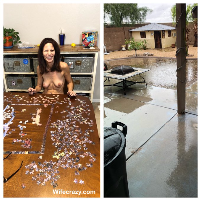 Doing a puzzle on this rainy day... ☔️ 🌧   #stacie #wifecrazy #Rainyday https://t.co/92TzeznUY4<a href="/tag/stacie"class="tags">#stacie</a><a href="/tag/wifecrazy"class="tags">#wifecrazy</a><a href="/tag/rainyday"class="tags">#Rainyday</a>