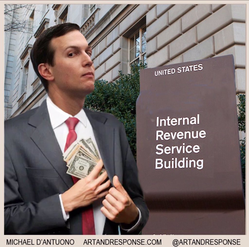 Sky_Lee_1's tweet image. I trust none of these traitorous POS💩 What? #JaredKushner hasn&apos;t paid taxes in years? Gee, makes one wonder what we&apos;d find out if his father-outlaw would ever release his tax returns. #MarchToSaveDemocracy #VoteBlue