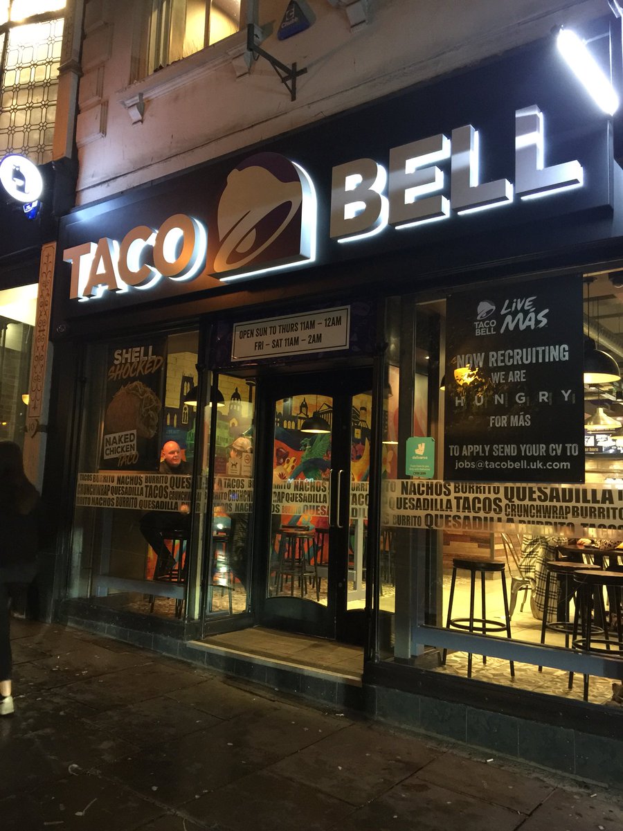 gitajoshi's tweet image. A taco bell. In the UK . In Liverpool. My first taco bell in the uk. Just like jeffree star i feel compelled to do a mukbang for a uk Taco Bell. Maybe.