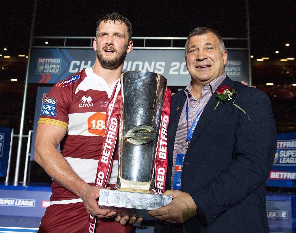 WiganWarriorsRL's tweet image. Shaun Wane, Wiganer. 🏆