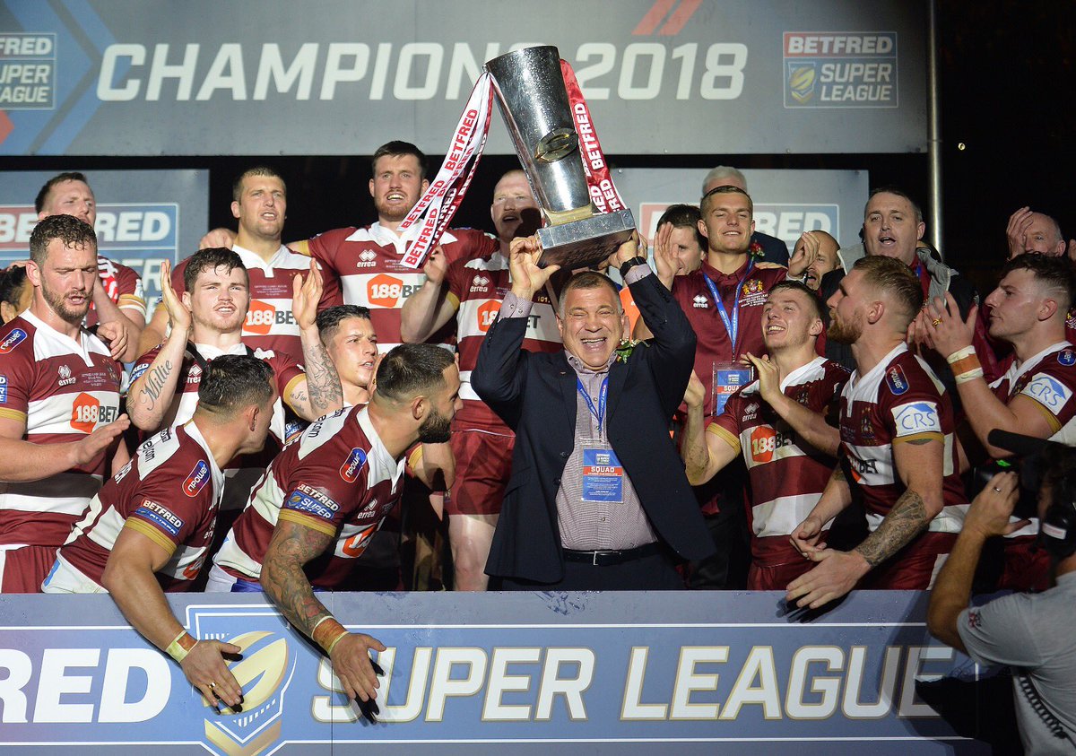 WiganWarriorsRL's tweet image. Shaun Wane, Wiganer. 🏆