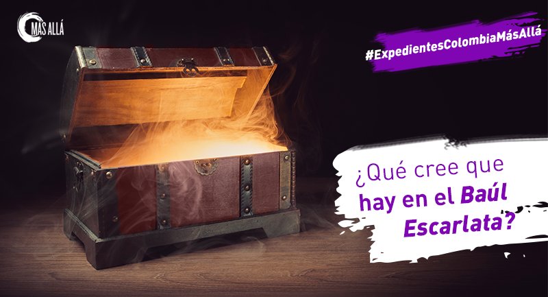 Comenta con #ExpedientesColombiaMásAllá todos los misterios que crees que contiene el baúl y este domingo desde las 9:00 P.M. se resolverán todas tus dudas.

#MásAllá con <a href="/CruzEscribiente/">Esteban Cruz Niño, Phd</a>, por <a href="/RedMasTv/">RedMásTV</a>.