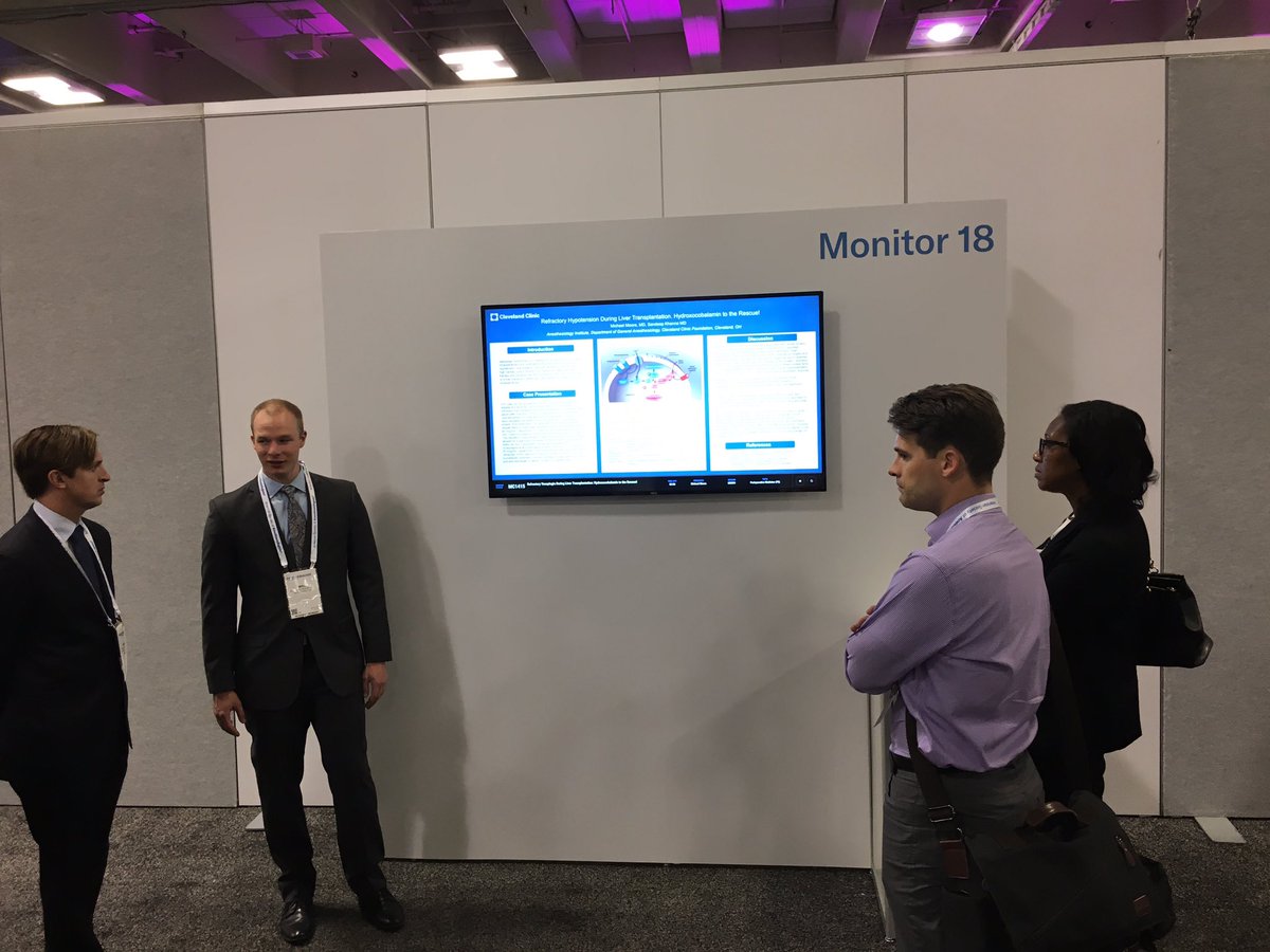 43 Cleveland Clinic Anesthesiology residents presenting 54 abstracts and case reports at #ANES18 #AdvancingthePracticeSecuringtheFuture