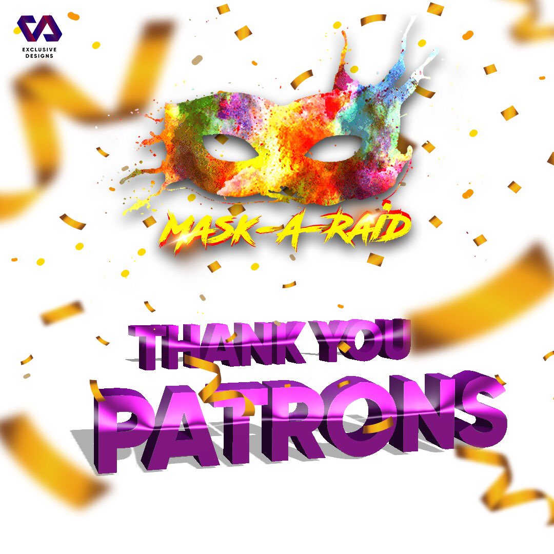 AZPrestonHall's tweet photo. The Mask-A-Raid family would like to extend a thank you for the support that we received. 🙏🏻 
#MaskARaid12
#MREscape 
#MaskARaidOct12 https://t.co/Geh9XCGUpu