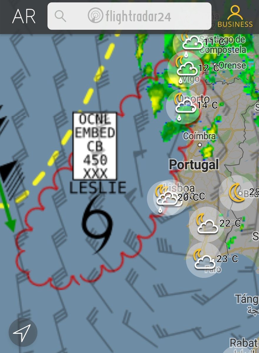 mrodriguezpg's tweet photo. #Leslie now with #flightradar24 https://t.co/AoYB4NzsPY