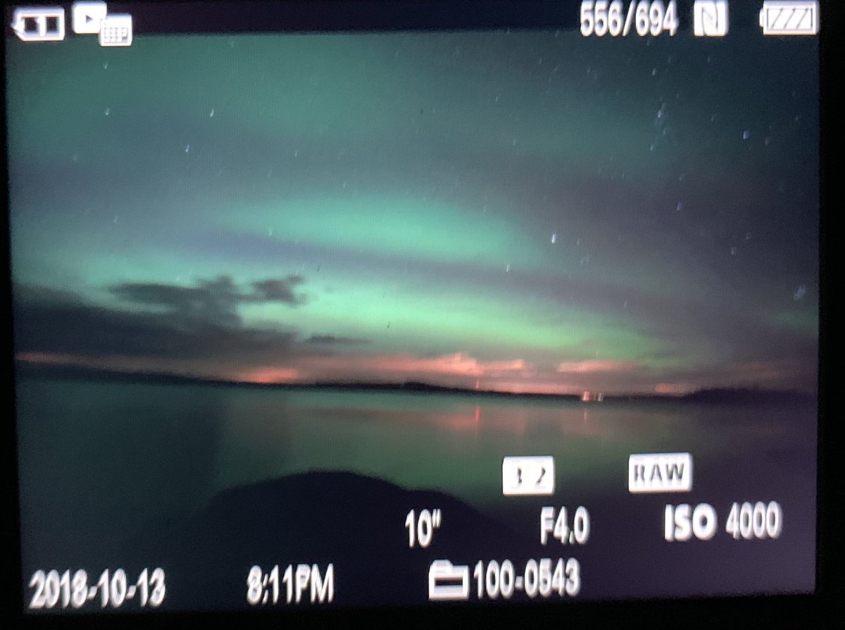 Beautiful aurora at #Glaskogen #aurora <a href="/TweetAurora/">Aurorasaurus</a> <a href="/Aurora_Alerts/">Aurora_Alerts</a> #visitsweden