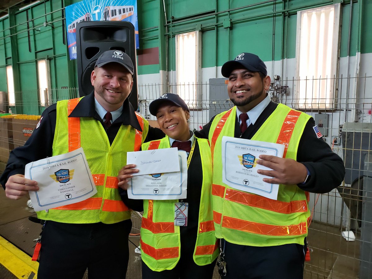 carmensunion589's tweet photo. Congrats to all our members who competed in today’s 2018 #MBTA Rail Rodeo, both in the mechanical and operating competition. #589Pride https://t.co/5wg2i9U8C2