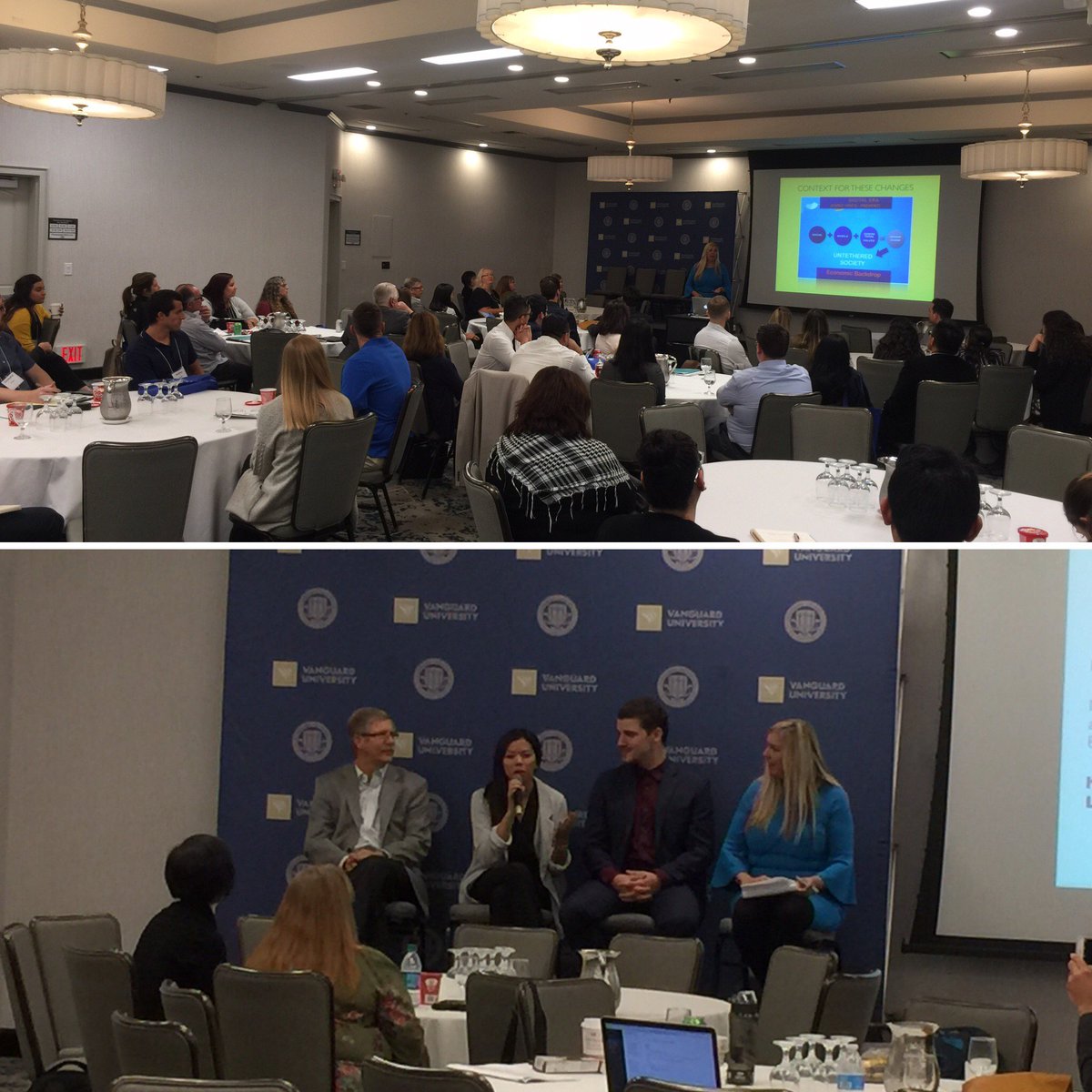 choconference's tweet image. Closing Plenary and Panel Discussion #CHOConference2018 Keynote Dr. Julie Albright, USC, author, “Left to Their Own Devices: How Digital Natives Are Reshaping the American Dream” shared New Generations, Technology, and the Future of Work with an impactful panel discussion.