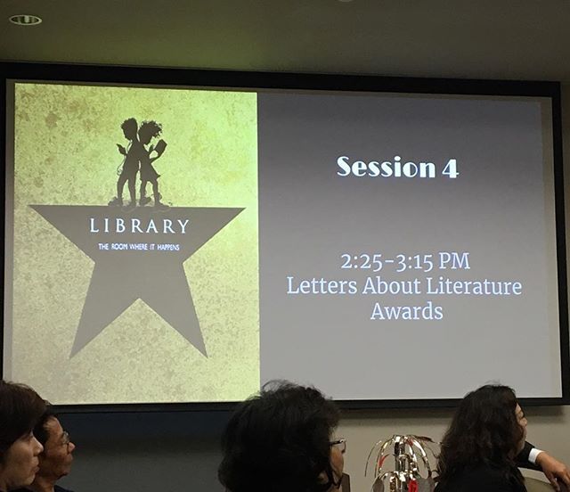mamatufy's tweet photo. Letters about literature #cslainfo #cslasr18 
#goodenoughlibrarian https://t.co/syQmIkUNYP https://t.co/MGIqR9bvey