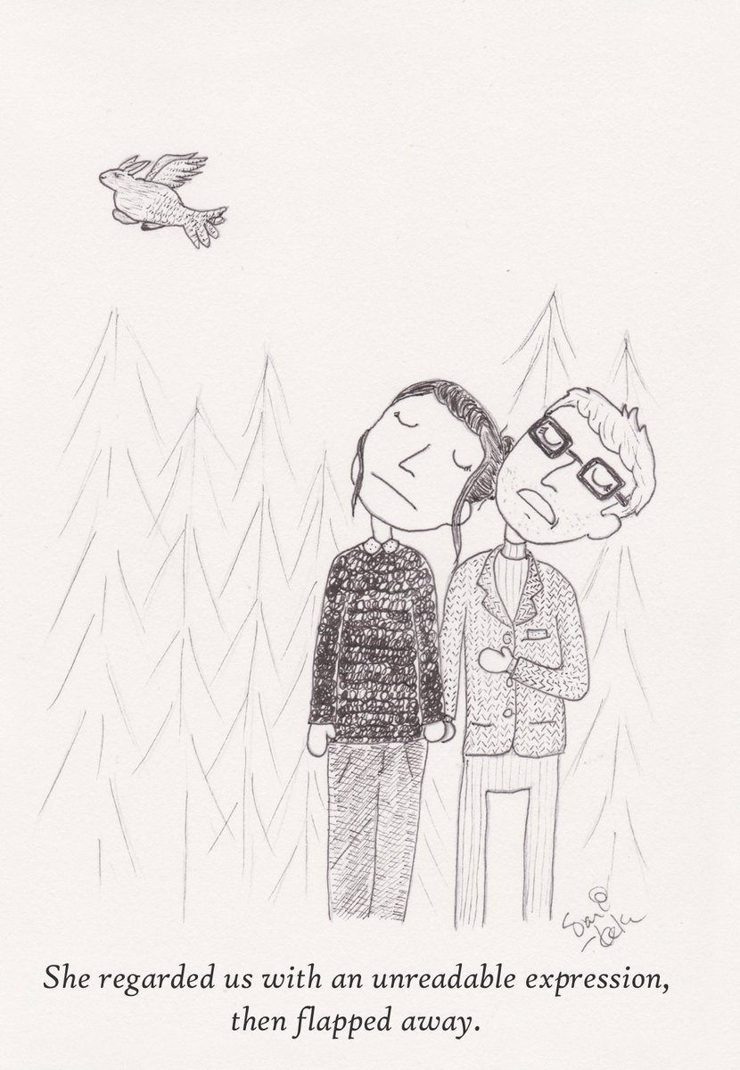 samikelsh's tweet image. #inktober page 13.
#inktober2018 #skvader #illustration #blackandwhite #birb #bunny