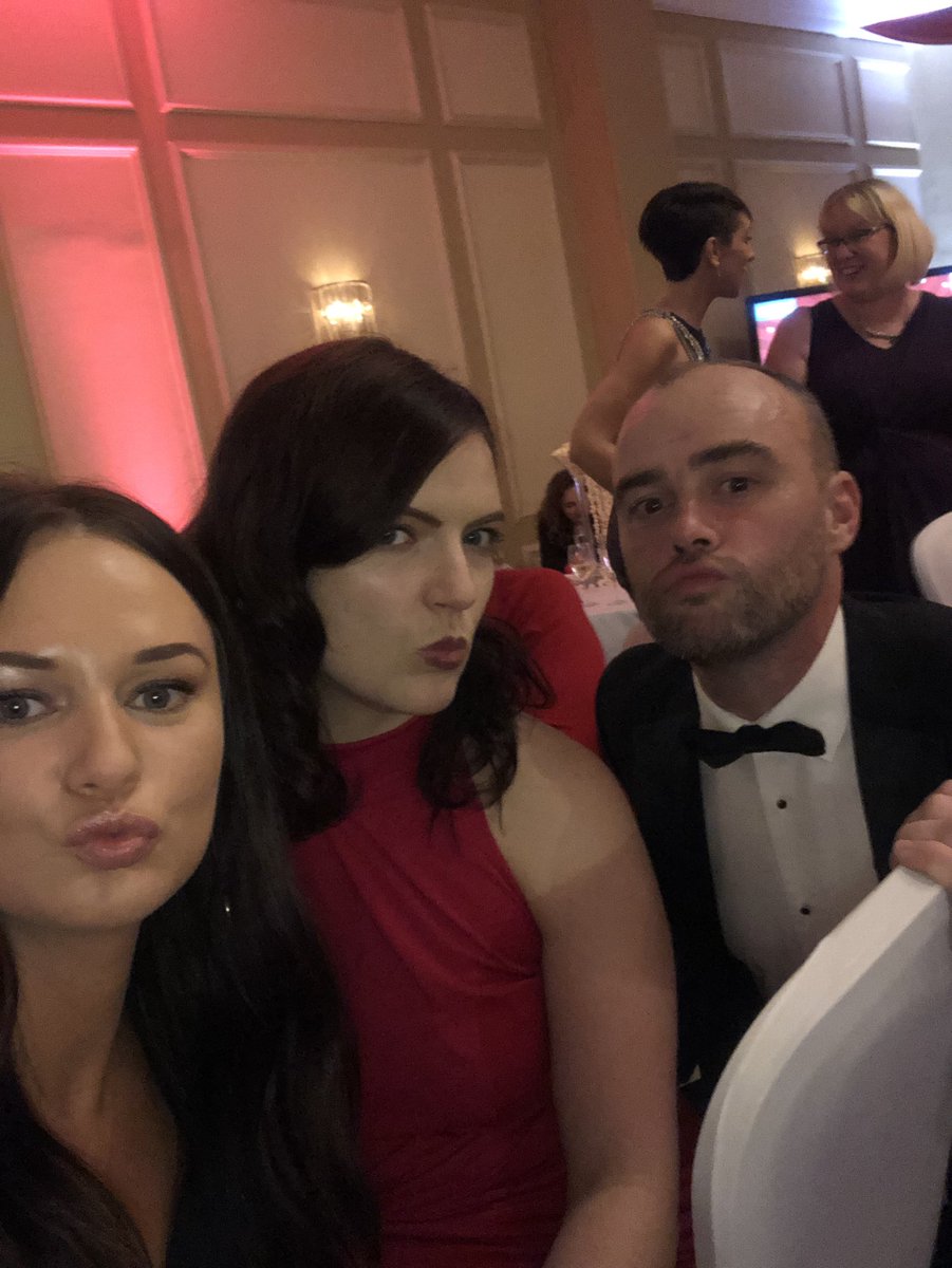 Snook3PB's tweet photo. Getting our pout on at #libbyscircusball! Having an amazing evening supporting @LibbyMaesAngels with @ZoeJ_IM and @ShayW_IM of @irwinmitchell https://t.co/HvLVmz7Yg3
