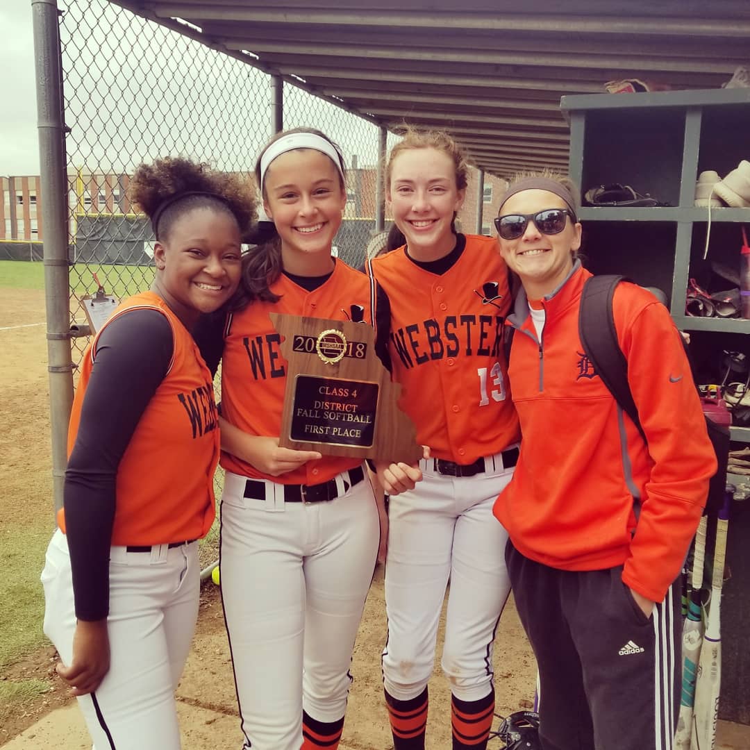 Special congrats to these <a href="/WGsoftball/">Webster Softball</a> girls that Im lucky enough to work with 2 seasons in a row in both softball &amp; @wggirlsbball!!  Setting the tone for basketball season right here!!  Cant wait for Wednesday! #ttw #gogetemwebster