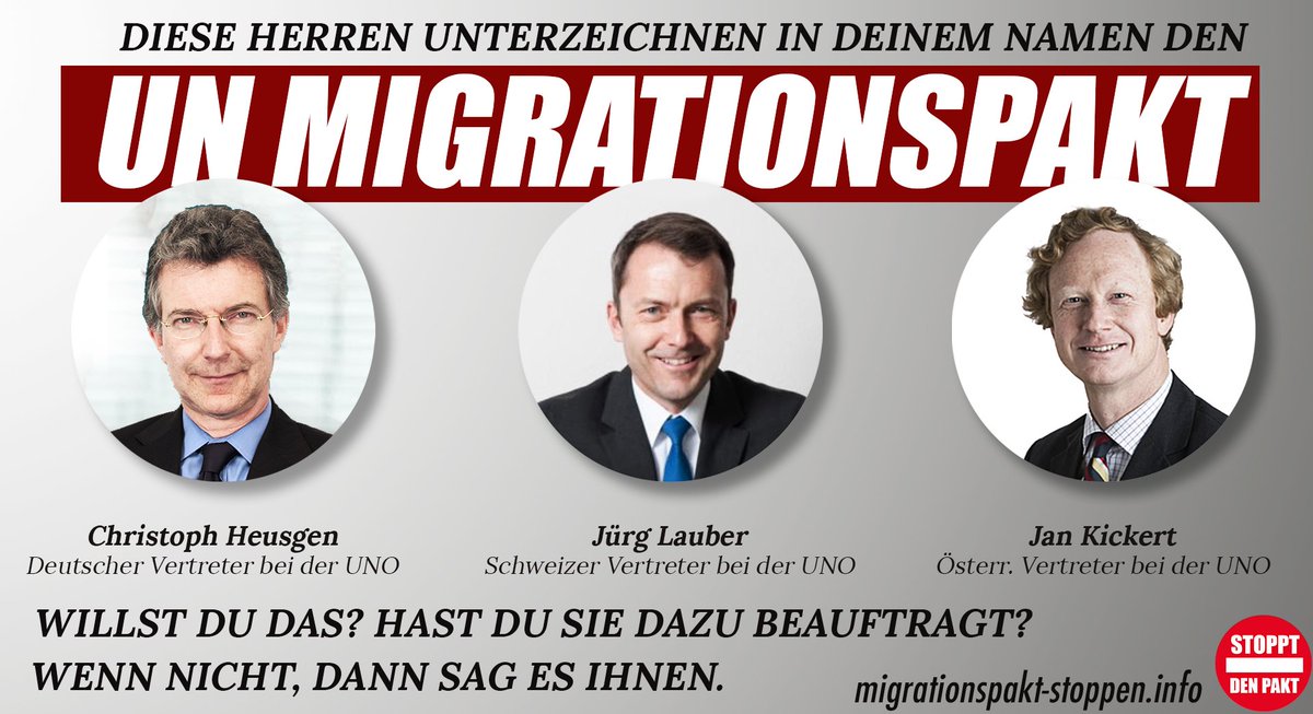 Paganaer's tweet photo. @HCStracheFP Wichtig, Herr Strache, wäre, dass Sie sich entschlossen gegen den UN-Migrationspakt stellen. https://t.co/y2TQfUBIZ9
