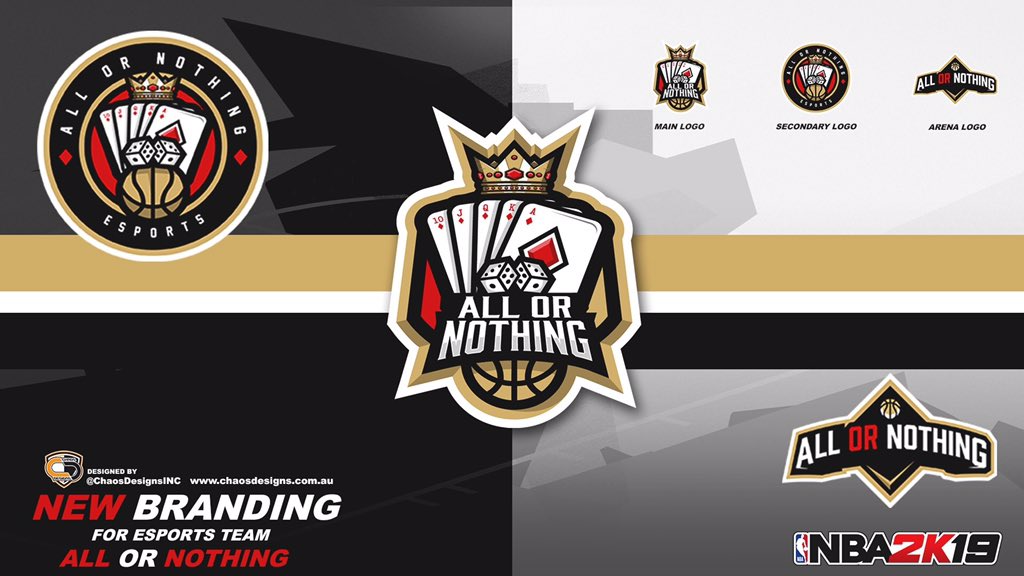 ChaosDesignsINC's tweet photo. New branding for #NBA2k19 #2KPROAM Team @AON2k #eSports https://t.co/0JP2oQwhw5