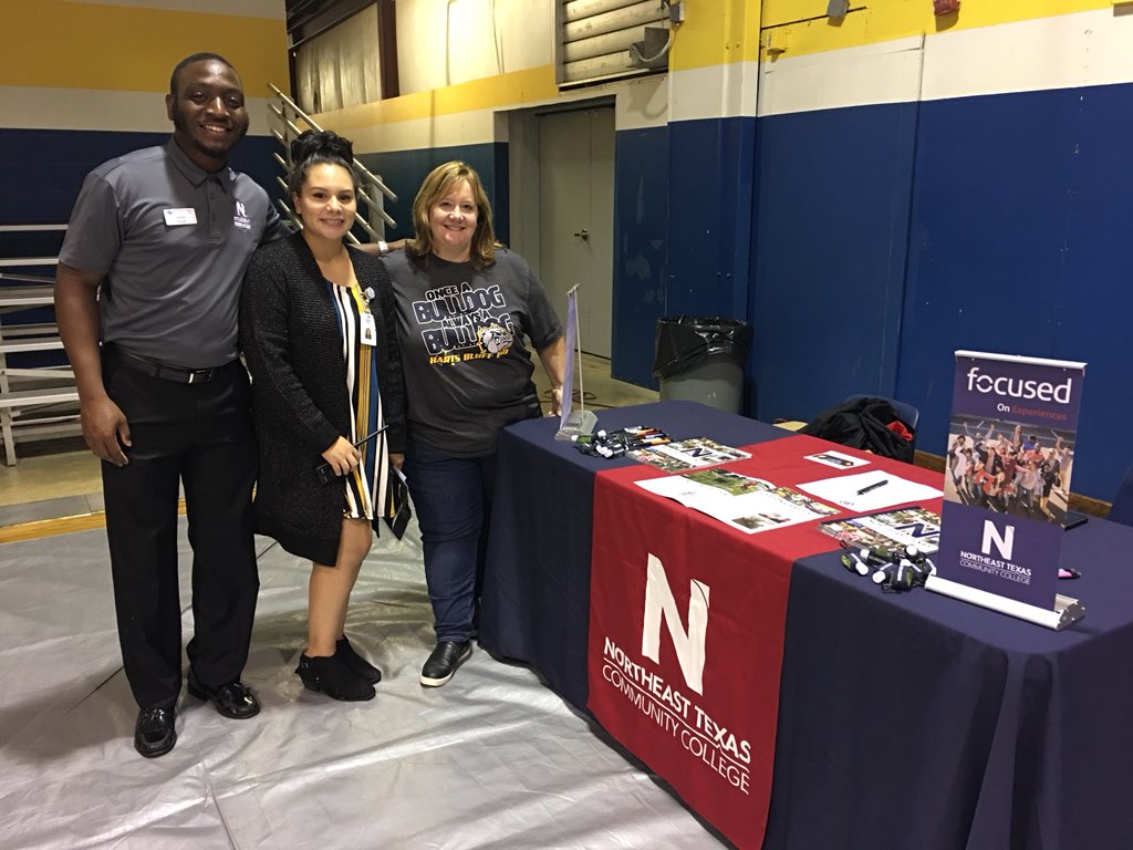 .<a href="/ntcceagles/">NTCC</a> supporting the <a href="/HartsBluffISD/">Harts Bluff ISD</a> Bulldogs at the Harts Bluff Health Fair and Fall Festival.