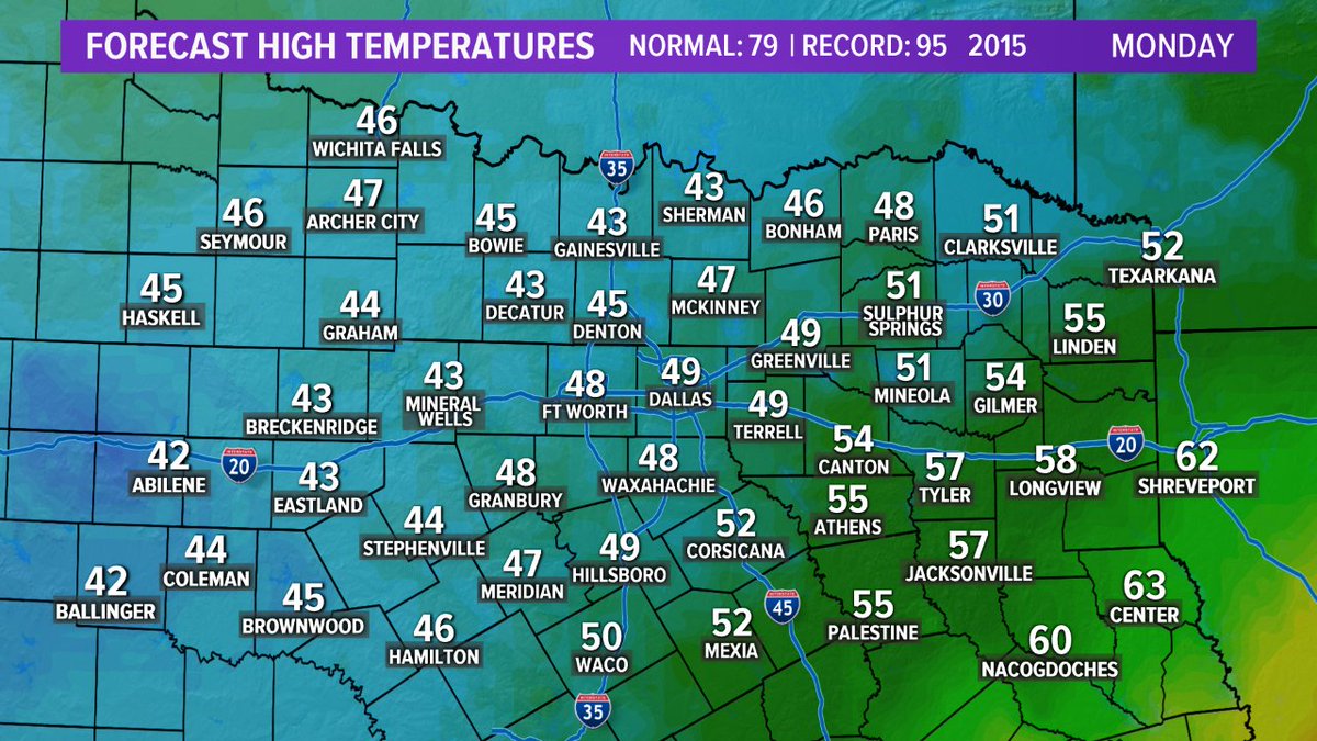 wfaaweather's tweet photo. Winter is coming...
#wfaaweather https://t.co/J52AvLMRVB