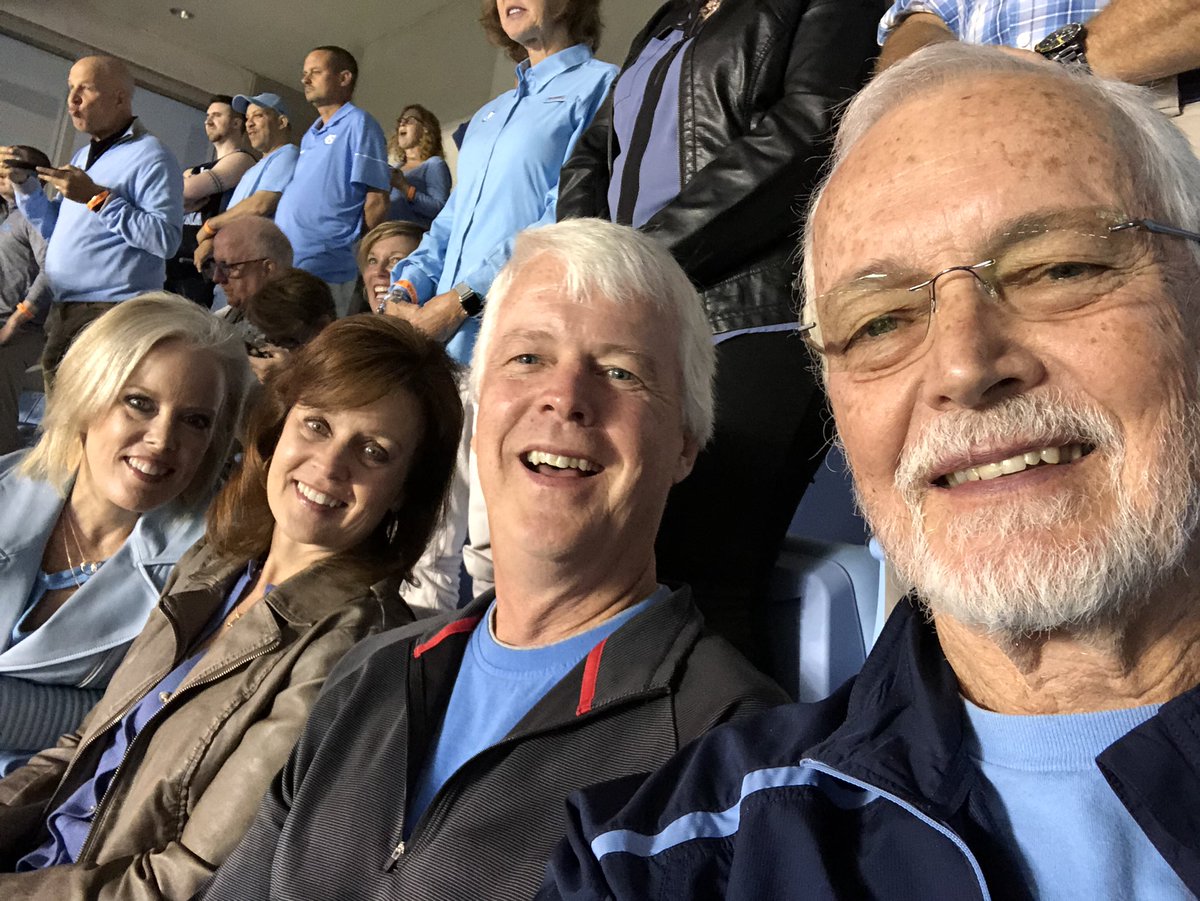 AshleyStLove's tweet photo. Annual family time game with Dad!  @TarHeelFootball https://t.co/TP6OkSel9p