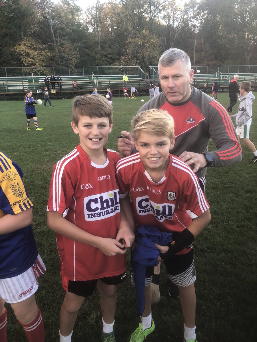 Thank you @dsully3 @tomas_mulcahy Kieran @Corks96FM @CorkGAAChair @corkhurlers1  for taking a fantastic training session here in Boston #heros