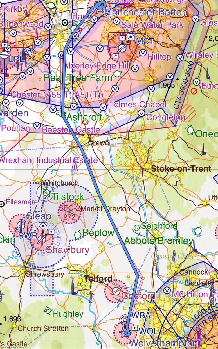 SteveMiddleton's tweet photo. Had a brill trip to Wolverhampton’s Halfpenny Green Airport last week. The return leg started off pretty interesting too #dooropen #lostmap #laughingcopilot https://t.co/wdC9GHHL8P