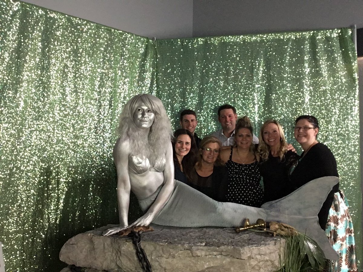 Lakestone_Ins's tweet photo. Annual Lakestone Insurance Brokers mermaid picture from the 2018 Sylvan Lake Mermaid Ball! https://t.co/QpXHBd0SxE