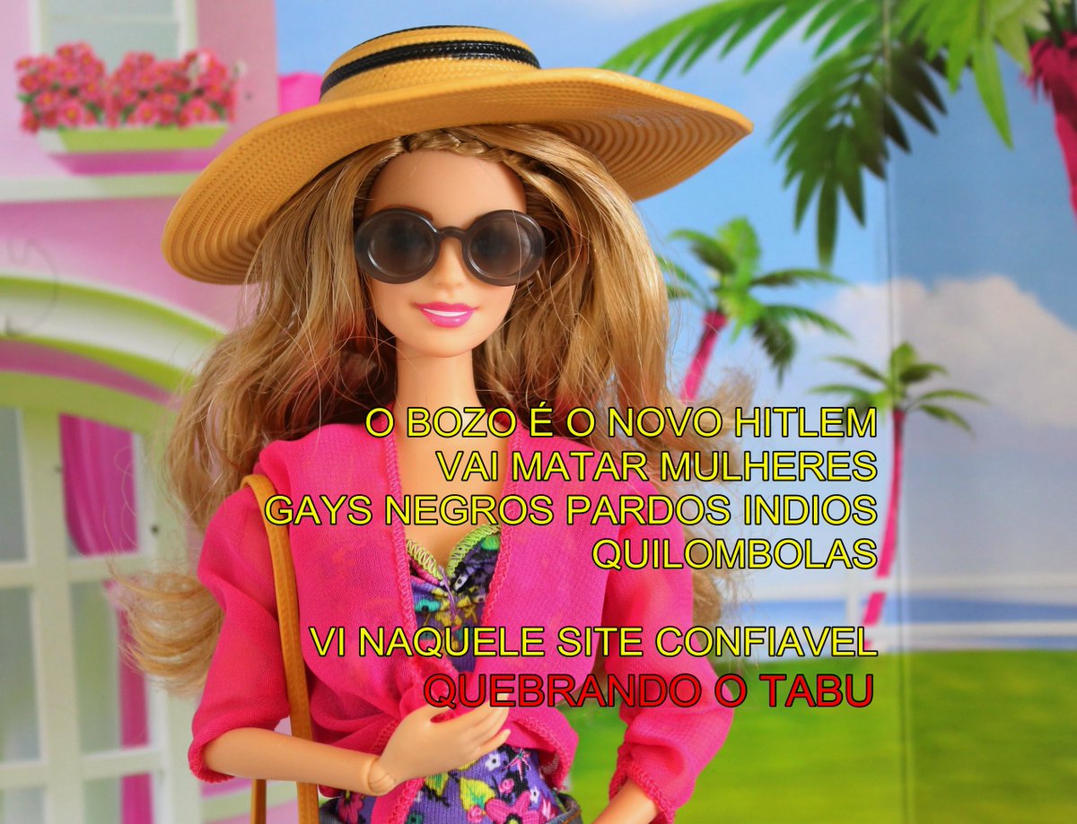BarbieSocialist's tweet photo. #EleNao pq vcs tão rindo gente?
#BOL卐ONARO https://t.co/364l9xD9cO