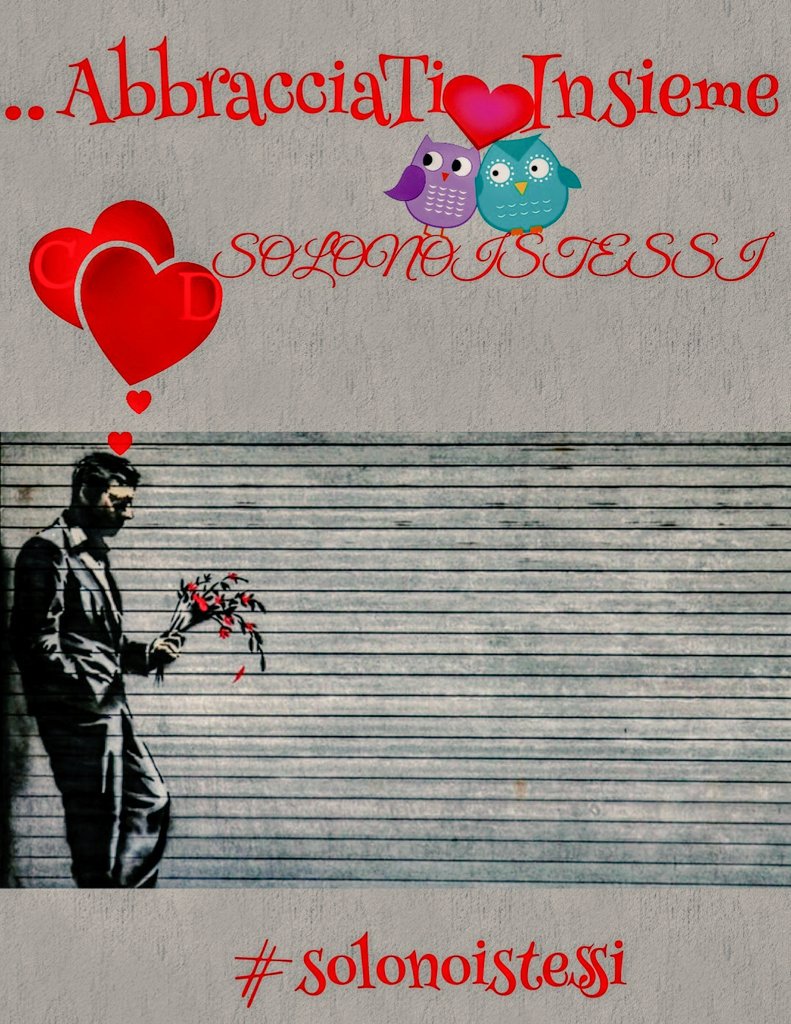 ComEroe's tweet image. #LemieNottiVuote .. le passo a combatterle_ cercandoti con tutto il mio sentimento, in qualsiasi posto.. Cosí da dormire❤.. .  #solonoistessi &amp;amp;  #Banski