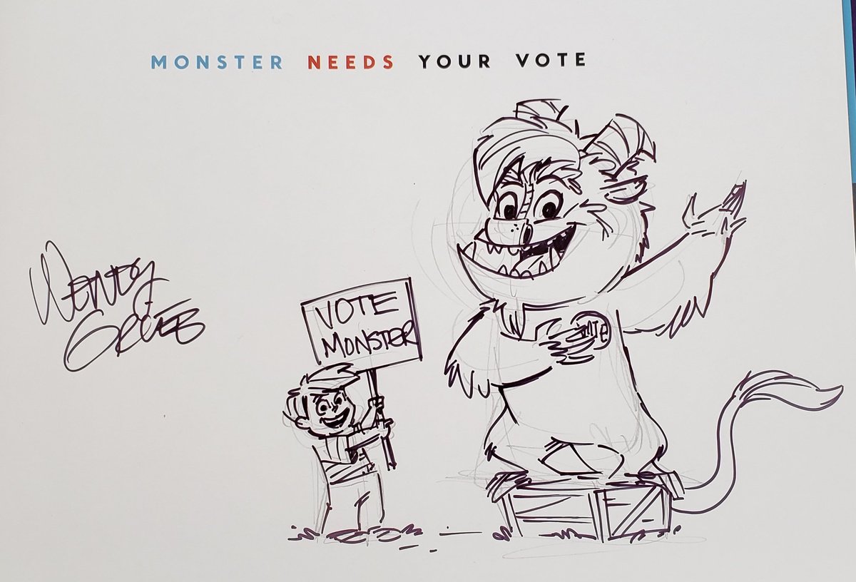 wendy_grieb's tweet photo. Some of the signings I did today. I always do a sketch so I thought I'd share some of them. #monsterandme #monster #mightymedia #booksigning #signing #picturebooks #illustration #boy https://t.co/yGZlBgR2zv