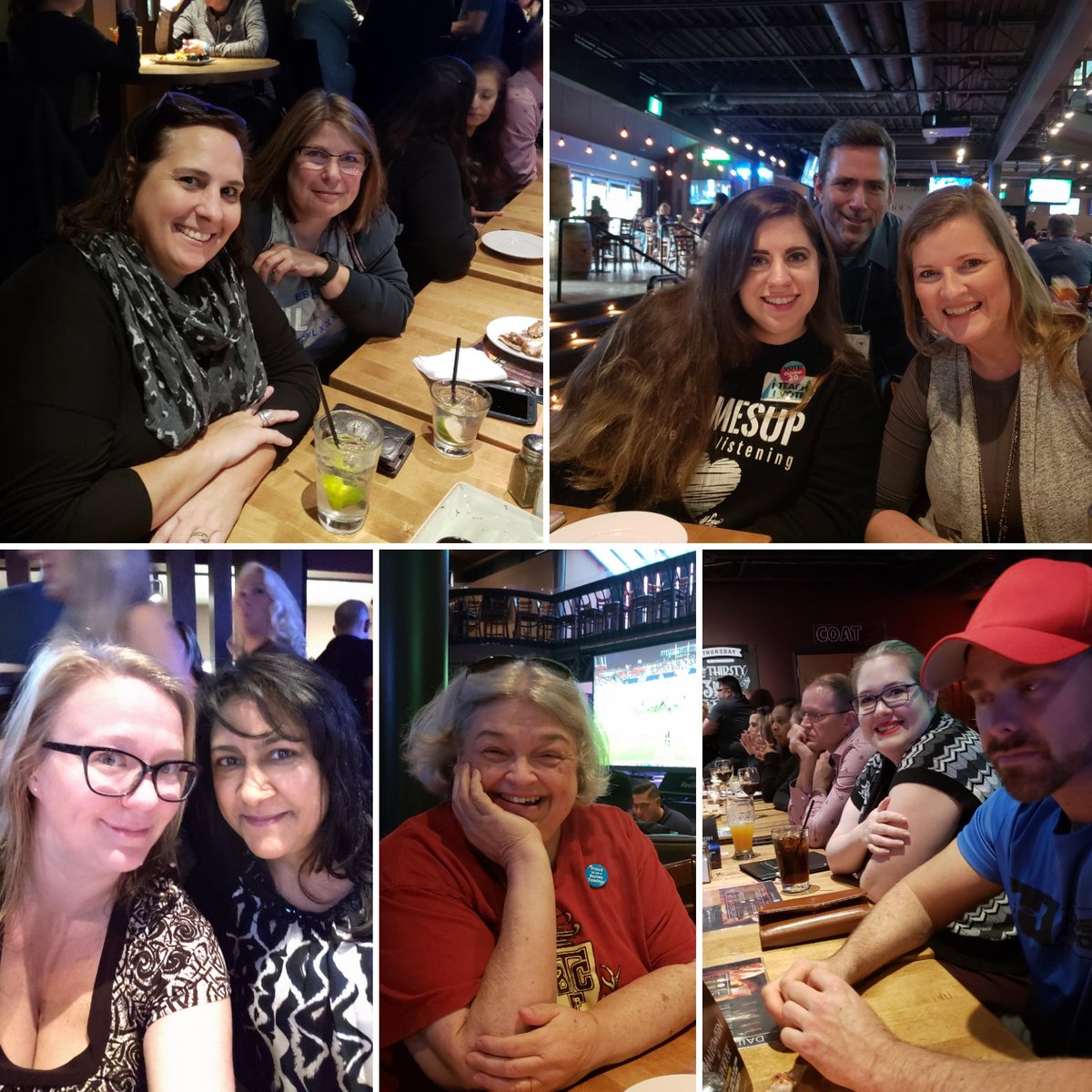MsAmandaLong's tweet photo. Just few amazing colleagues from @bctf metro Fraser valley zone meeting social last night @SurreyTeachers #bctf2018 https://t.co/R61pQ9G6Vp