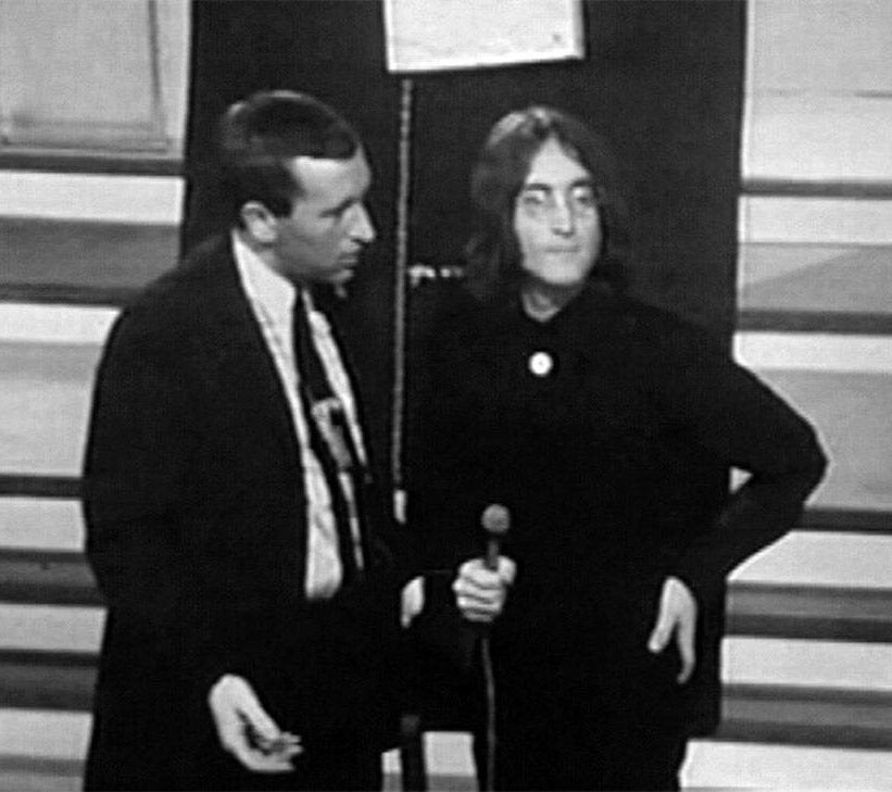 friseuringo's tweet image. #JohnLennon and #DavidFrost.  (1968)