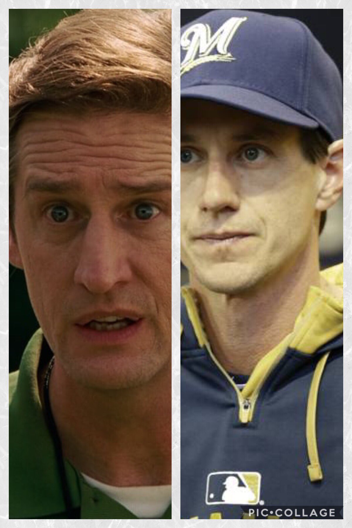 Aric Applefield on X: Wifey noticed this separated at birth during last  night's game. Actor Ray McKinnon (Blind side Coach) and Brewers Manager Craig  Counsell.  / X