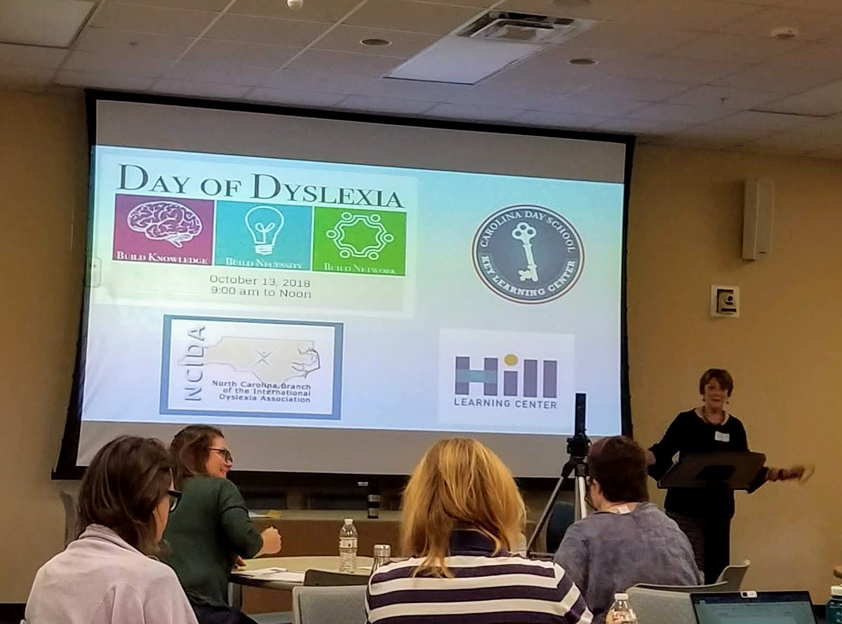 adalynnelopez's tweet photo. @SASeducator celebrated #DayofDyslexia2018 with the #InternationalDyslexiaAssociation &amp; @IDA_NorCar. Learned much from keynote Deborah Luckett and an amazing panel (@lynne_loeser). A huge thank you to for hosting: #TheKeyLearningCenter and the @HillCenter. #EqualityIsNotEnough. https://t.co/mBORkozclp