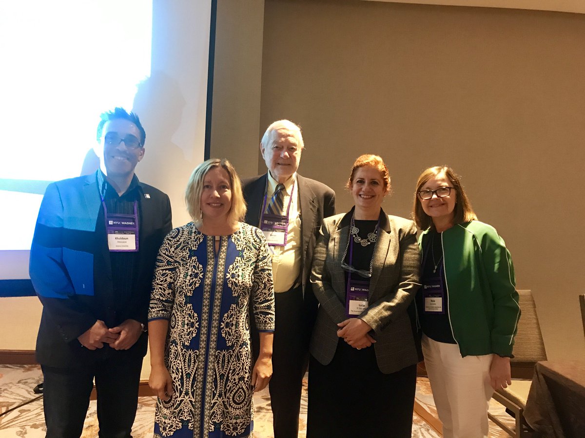 rameliag's tweet photo. A great experience to participate with these colleagues in the panel "Globalization despite political disruption" in #NASPAA2018. We discussed the challenges of MPA Programs to teach our students to be global in disrupted and instable environments #Egypt #Myanmar #Venezuela https://t.co/mb0K1VzPTA