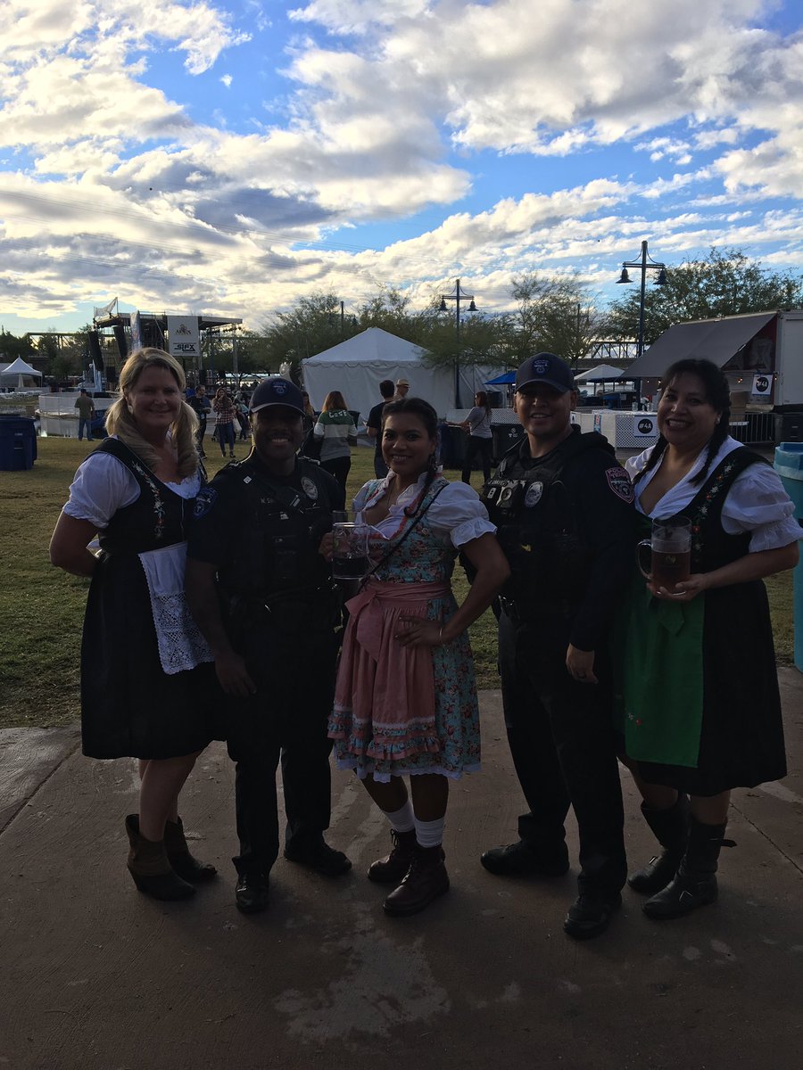 TempePolice's tweet photo. #Oktoberfest2018 is underway at #Tempe Beach Park. The skies have cleared! #CelebrateResponsibly
#FallWeatherFinally https://t.co/VLSmLIbceG