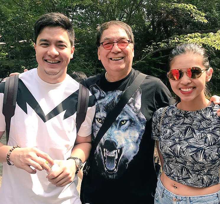 Happy birthday po sir joey de leon..tnx for loving Alden&Maine.. 