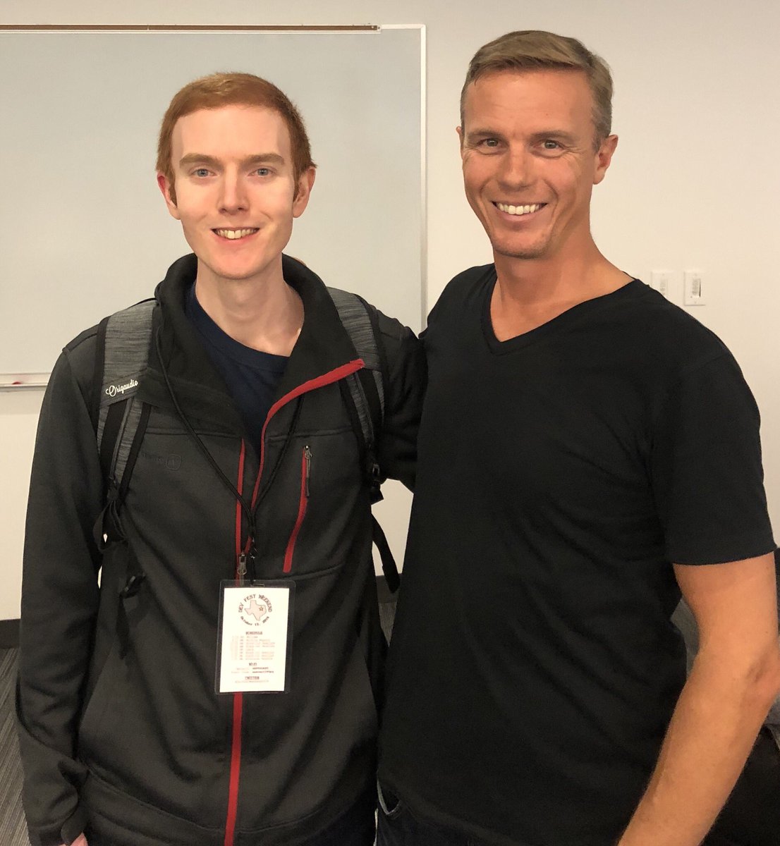 cbenard's tweet image. Thanks to @troyhunt (and his wife) for letting me talk his ear off after his security talk. He disabused me of the notion that EV certs have any value, among other things.  #DevFestWeekend2018