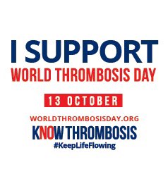 thrombosisday's tweet photo. On behalf of the @isth &amp; @thrombosisday, we extend our deepest appreciation to the thousands of people around the 🌍 sharing important edu to build awareness of potentially deadly clots. Even after 5 years, our job is not done. Pls continue to support #WorldThrombosisDay all yr! https://t.co/uq9jg7Kdpd