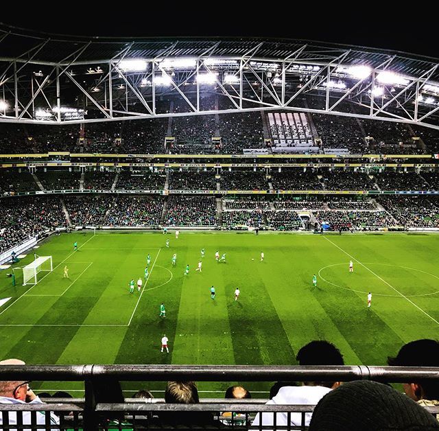 Peter113355's tweet photo. On medical duty at Ireland v Denmark match #aviva #civildefence #comeonIreland https://t.co/uRKPRmGBs6