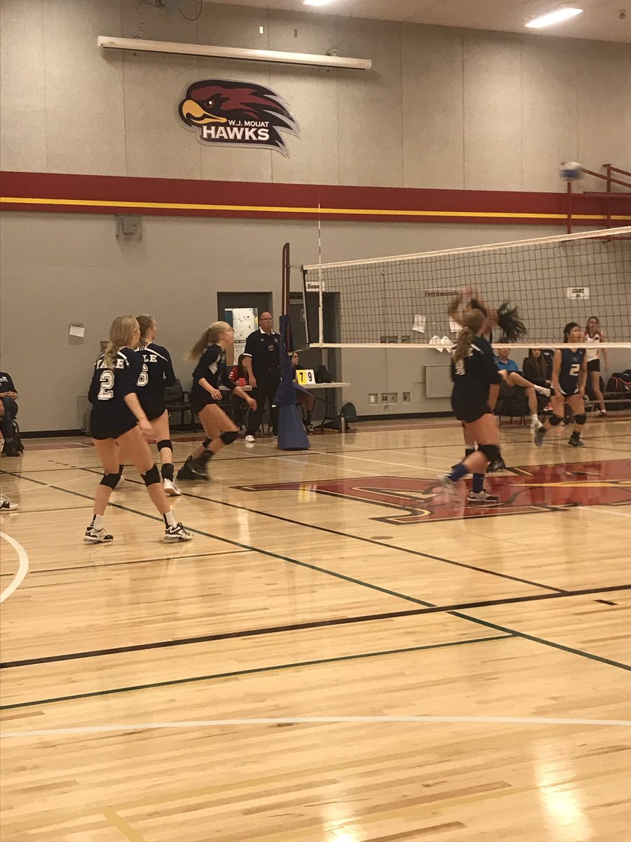 Yale Girls battling hard against Fleetwood in the final. <a href="/YaleLions/">Yale Secondary</a>