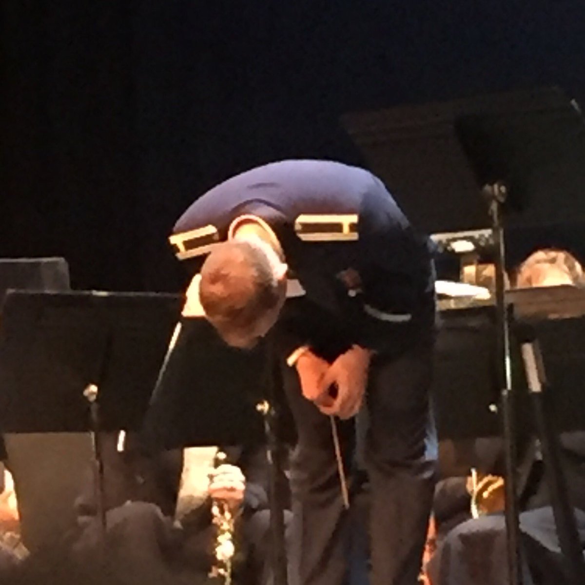 ALJohnsonMathEd's tweet image. It is so very cool to be at the @USAFBoMA concert tonight watching my former teacher Brandon (2d Lt Hults) conduct 💚 #USAFBoMA