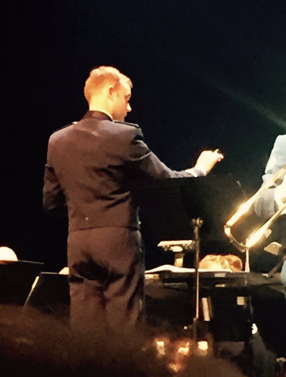 ALJohnsonMathEd's tweet image. It is so very cool to be at the @USAFBoMA concert tonight watching my former teacher Brandon (2d Lt Hults) conduct 💚 #USAFBoMA