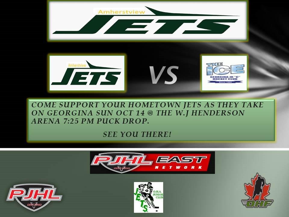 AmherstviewJets's tweet photo. 🗣📣Hello Jets fans ,Let's fill the Hanger tomorrow as your Hometown Jets take on the Georgina Ice Tomorrow Night at the W.J
725 puck drop See you there !
#OurJetsourteam
#lookingfor2morepoints
#readyfortakeoff🚀✈ https://t.co/dYTbV58H6X