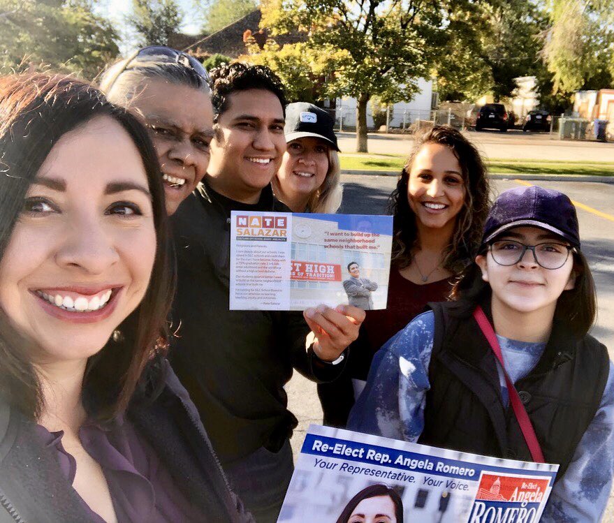 RepAngelaRomero's tweet image. Campaign life! #connectionmatters #getoutthevote #keeponknocking #keeponwalking #meetthecandidates #reelection #hd26 #utleg #utpol