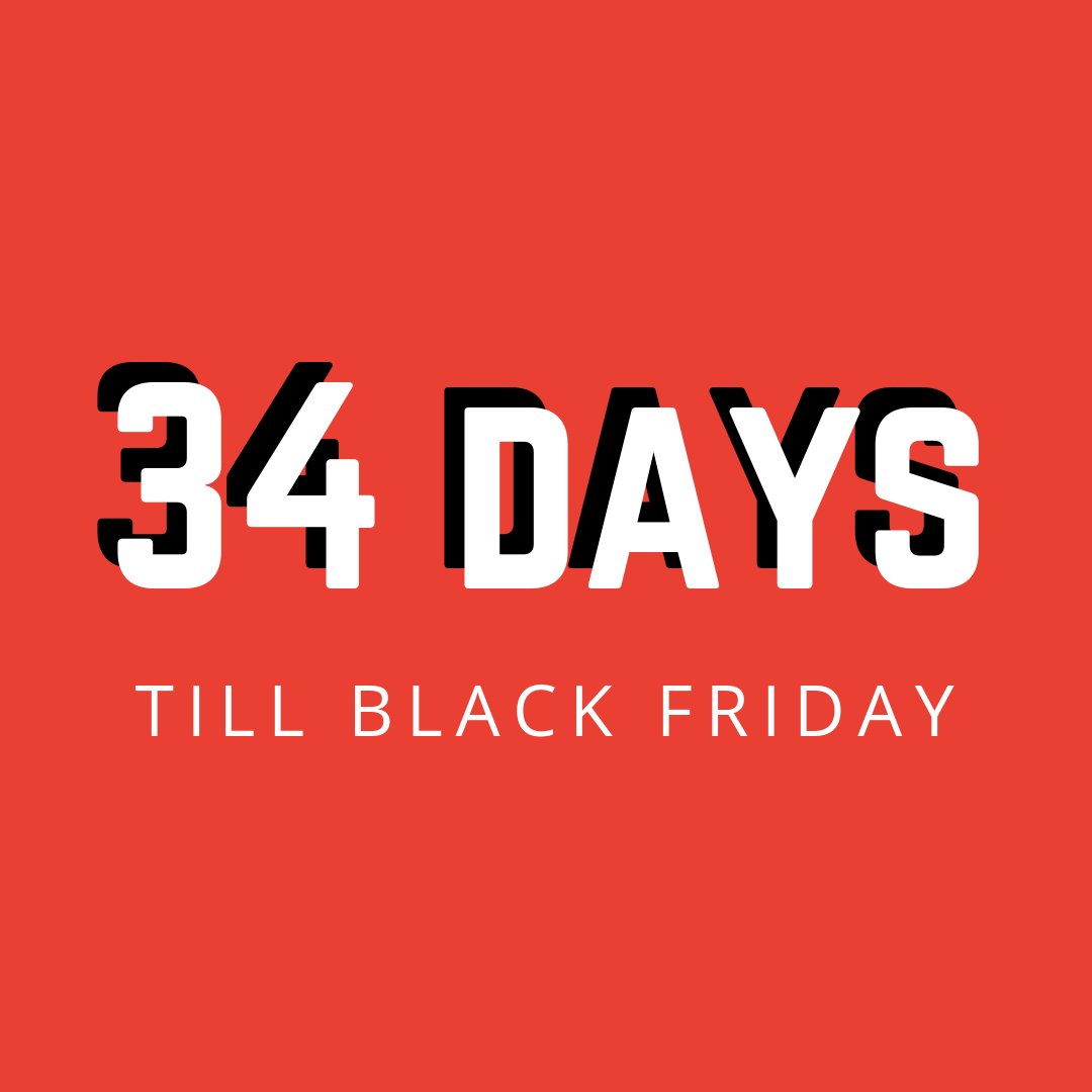mrblackfryday's tweet photo. Only 34 more days till Black Friday! Whose ready?!?!?! @fryselectronics https://t.co/e97QSafMp0