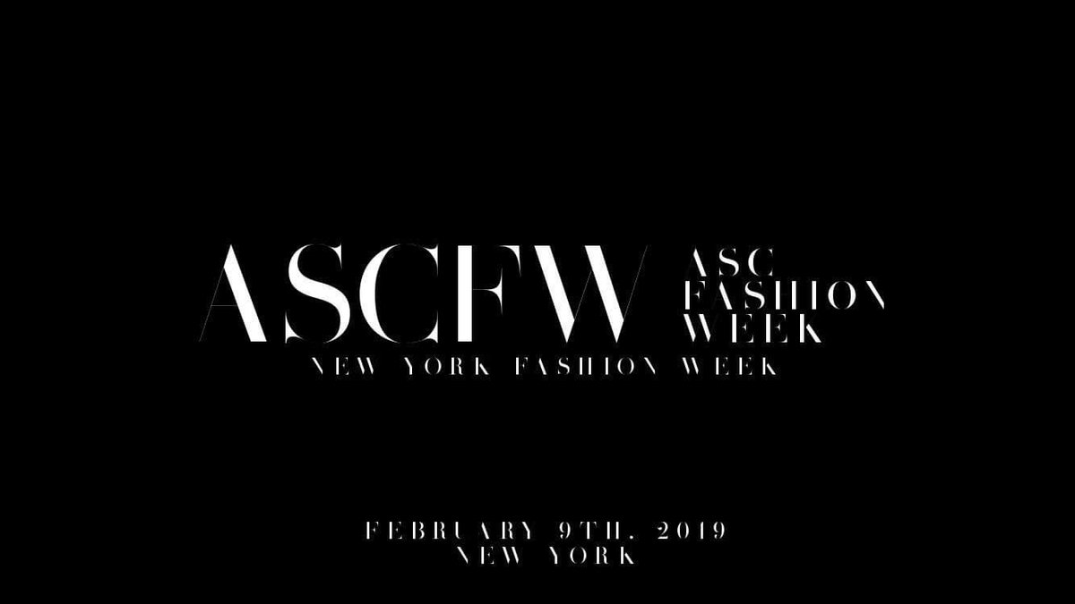 CAREN_K_'s tweet photo. ASC FASHION WEEK - NEW YORK FASHION WEEK 
February 9th , 2019. 
We are accepting designers globally for our upcoming fashion week in New York City during NYFW.
kiran@ascproductionsinc.com
https://t.co/J8OZ6cxCdf
#ascfashionweek #nyfw #nyc #fashiondesigners #fashion #runway #media https://t.co/qnnms570pu
