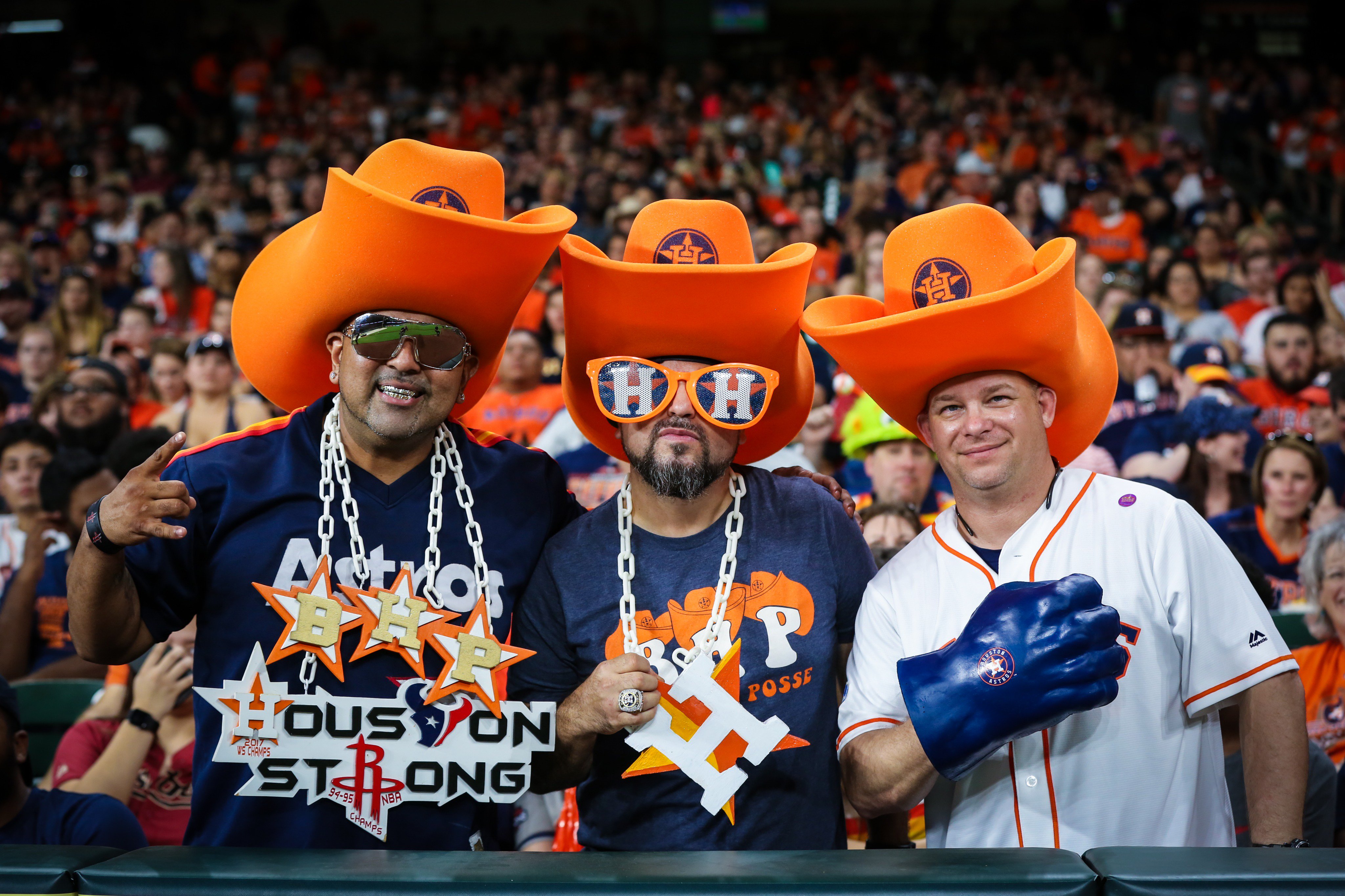 Houston Astros fans appalled by overbearing ad logo on team's