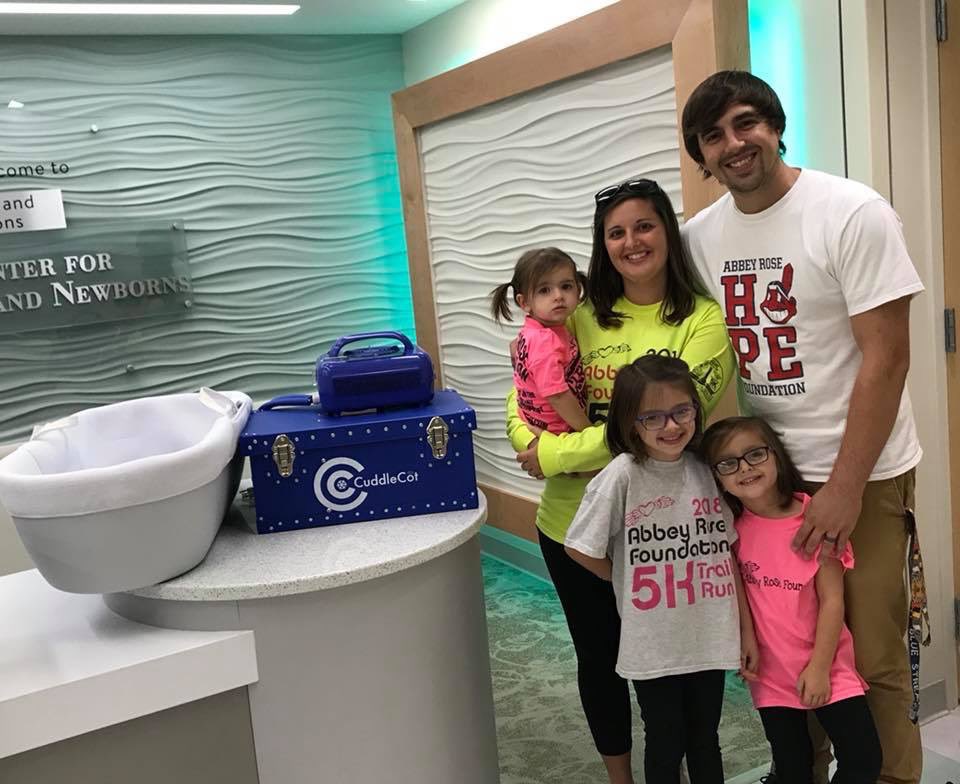 Today was a wonderful day for the organization, as we a were able to donate a #cuddlecot  to help families @FRMC_Hospital cope with #childloss just a bit better. facebook.com/24071700263262…