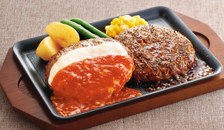 ジョイフルの洋風ツインハンバーグ

僕はいつも両方トマトソースにしてもらってる。