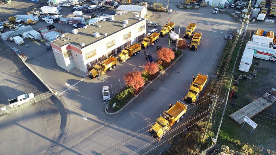 Frances70646910's tweet photo. Our Ontario drivers getting ready to head out from our Merritt truck assembly site  to Bancroft and Kingston West https://t.co/n5mdsSh5qA