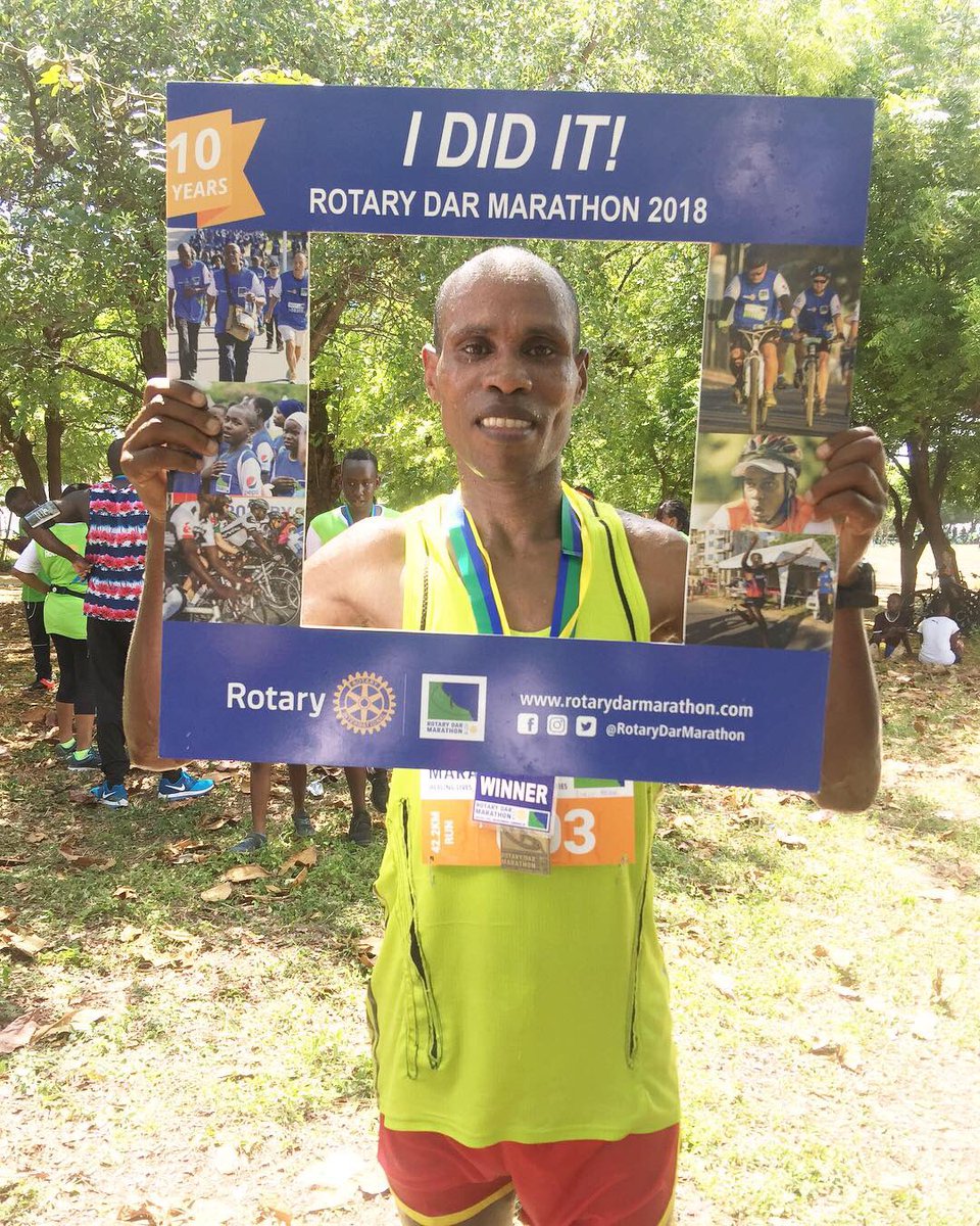 DarMarathon's tweet photo. Meet the Winner and 1st runner up for the 42.2Km who also happen to be Tanzanians.
Yes they did it.
#everystepmatters
#pigahatua
#RDM2018 https://t.co/3saWe6wo6f